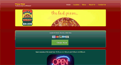 Desktop Screenshot of pizzaweststw.com